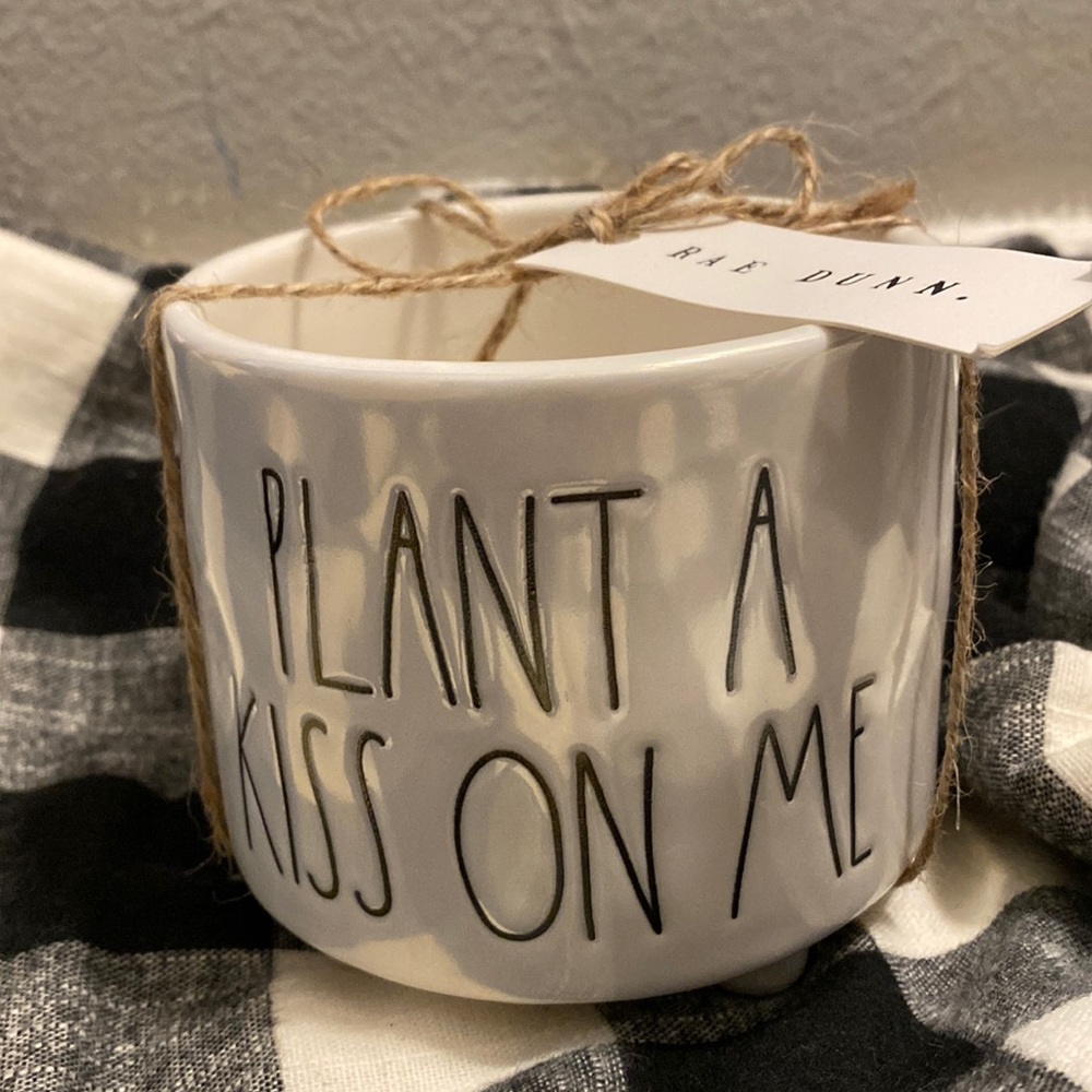 New rae dunn iridescent  plant holder